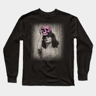 Woman and skull Long Sleeve T-Shirt